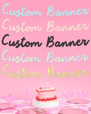 Vacation Custom Banner - customizable banner
