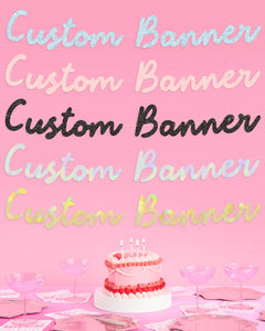 Vacation Custom Banner - customizable banner
