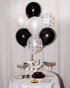 Little Black Bow Pack - 24 latex balloons