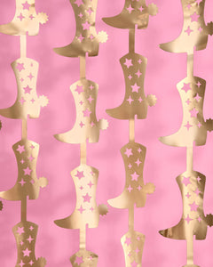 Gold Rush Curtain - gold foil curtain