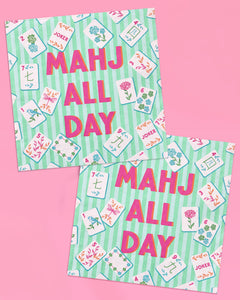 Mahj All Day Cocktail Napkins - 25 paper napkins
