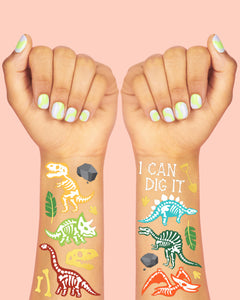 Dinosaur Tattoos - 36 temporary tattoos