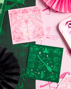 Emerald City Napkins - 24 paper napkins