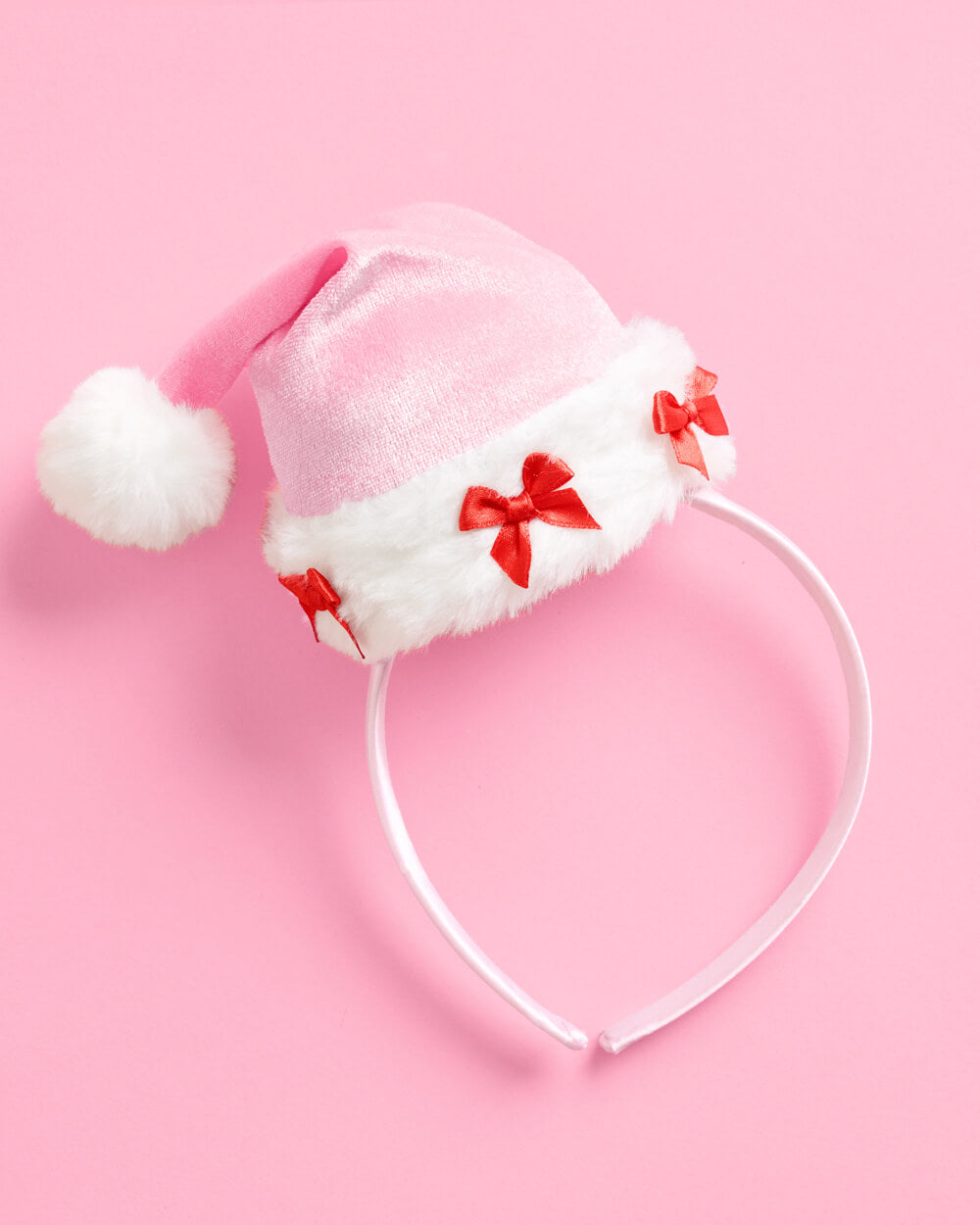 Pinkmas Headband - holiday hair accessory