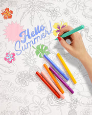 Pool Party Tablecloth - paper coloring tablecloth