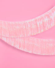 Pretty in Pink Fringe - light pink fringe banner