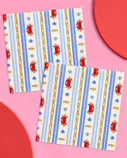 Nautical Napkin Set - 25 paper napkins