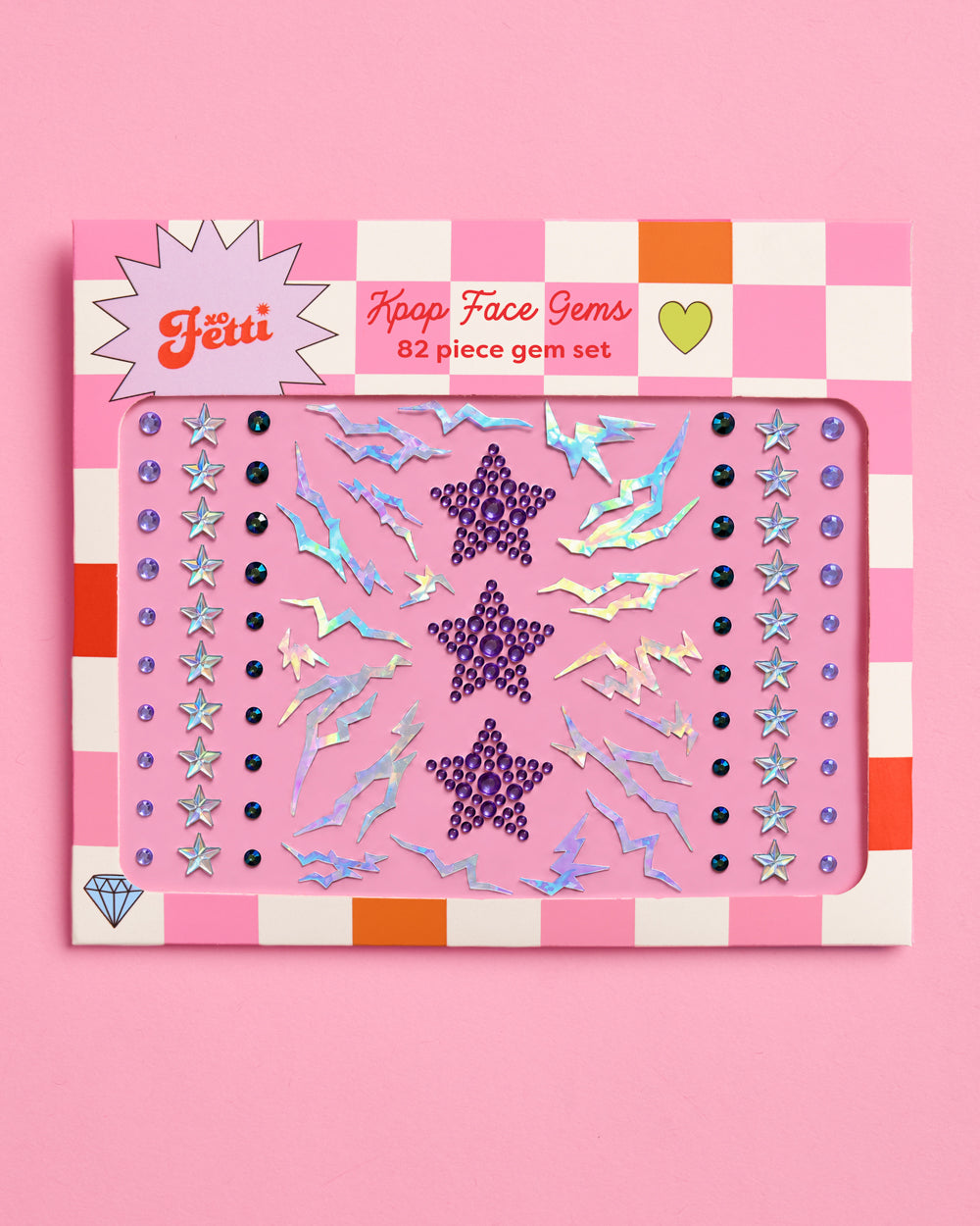 Kpop Face Gems - 82 adhesive face gems