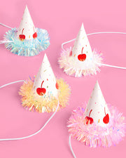 Mini Bday Cake Hats - 10 mini hats