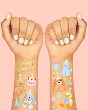 Birthday Stuffies Tattoos - 58 temporary tattoos