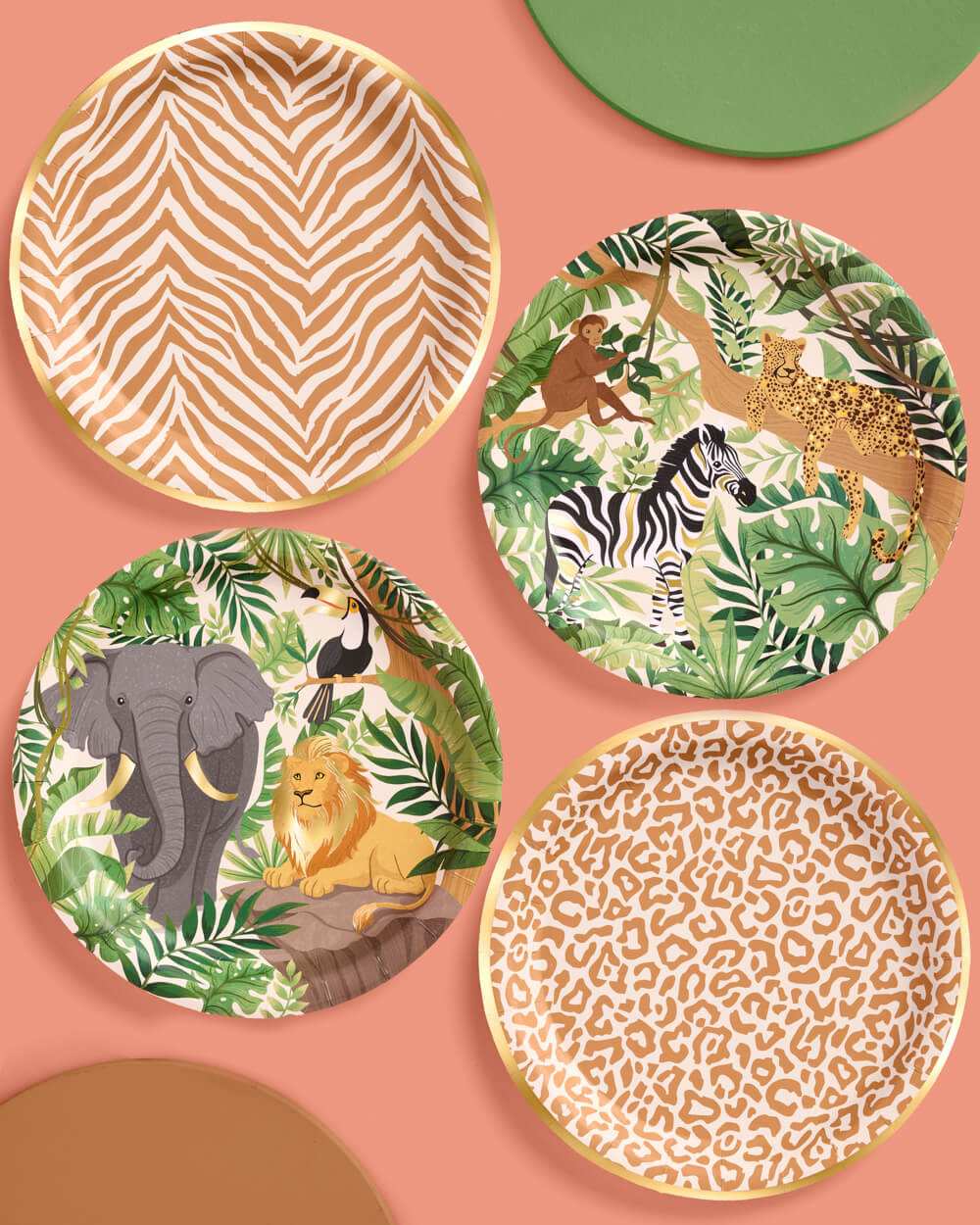 Safari Plates - 24 paper plates
