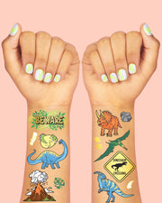 Dino-mite Tats - 44 foil temporary tattoos