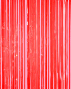 Cherry Red Curtain - set of 2 curtains