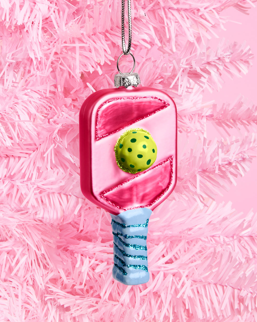 Pickleball Ornament - glass ornament