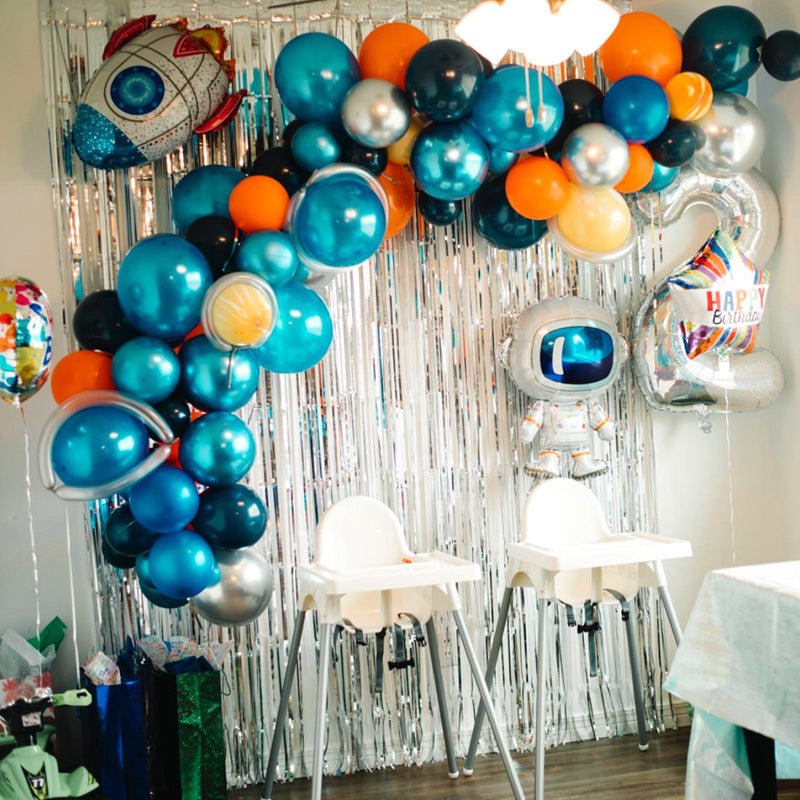 Silver Metallic Fringe Curtain – Photo Backdrop 6.5x3.3ft