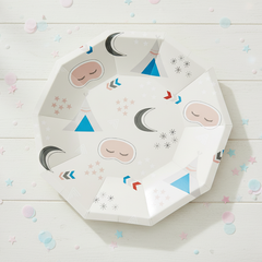 Glamping Sleepover Small Plates 7" (Set of 8) – Slumber Party Supplies
