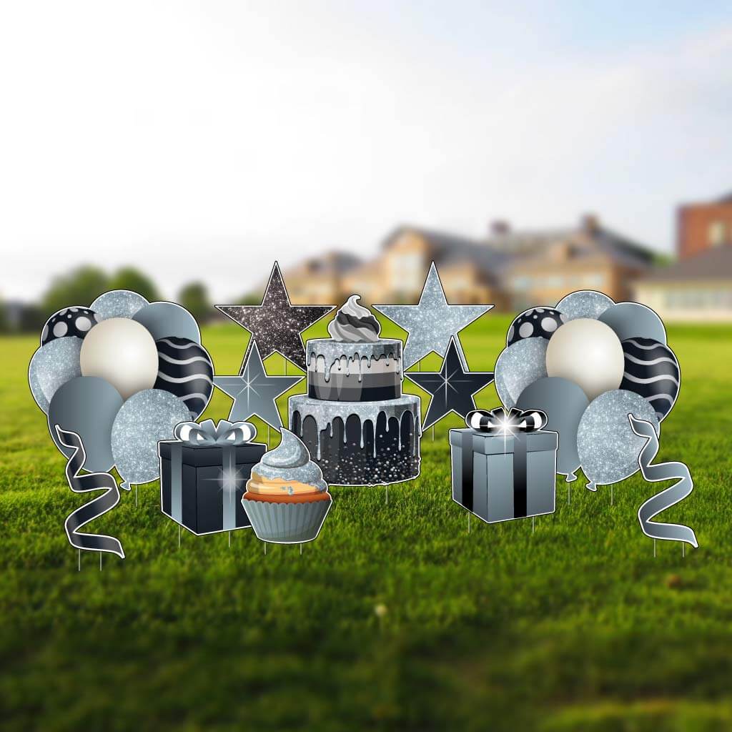 Birthday Flair Yard Decoration Accessories