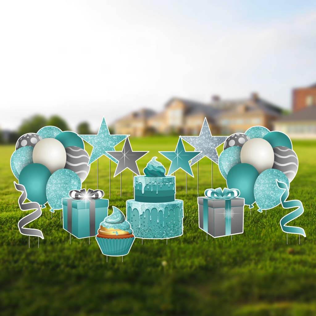 Birthday Flair Yard Decoration Accessories