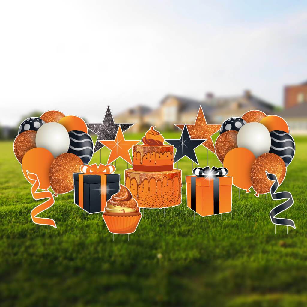 Birthday Flair Yard Decoration Accessories