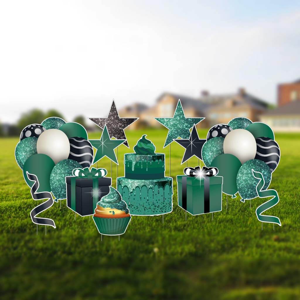 Birthday Flair Yard Decoration Accessories