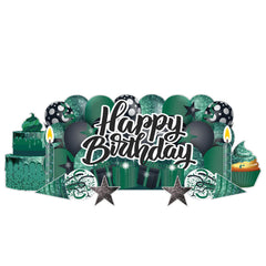 Sparkle Happy Birthday Oversized EZ Yard Card Sign Display - 9 pc set