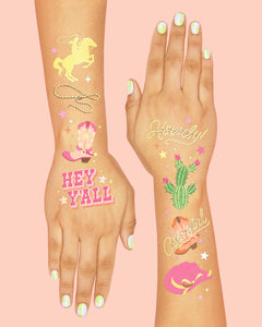 Cowgirl Tats - 100 temporary tattoos