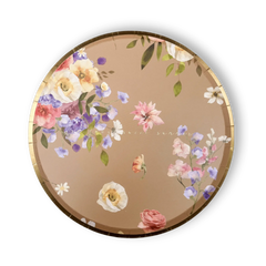 Summer Floral Plate (8pcs)