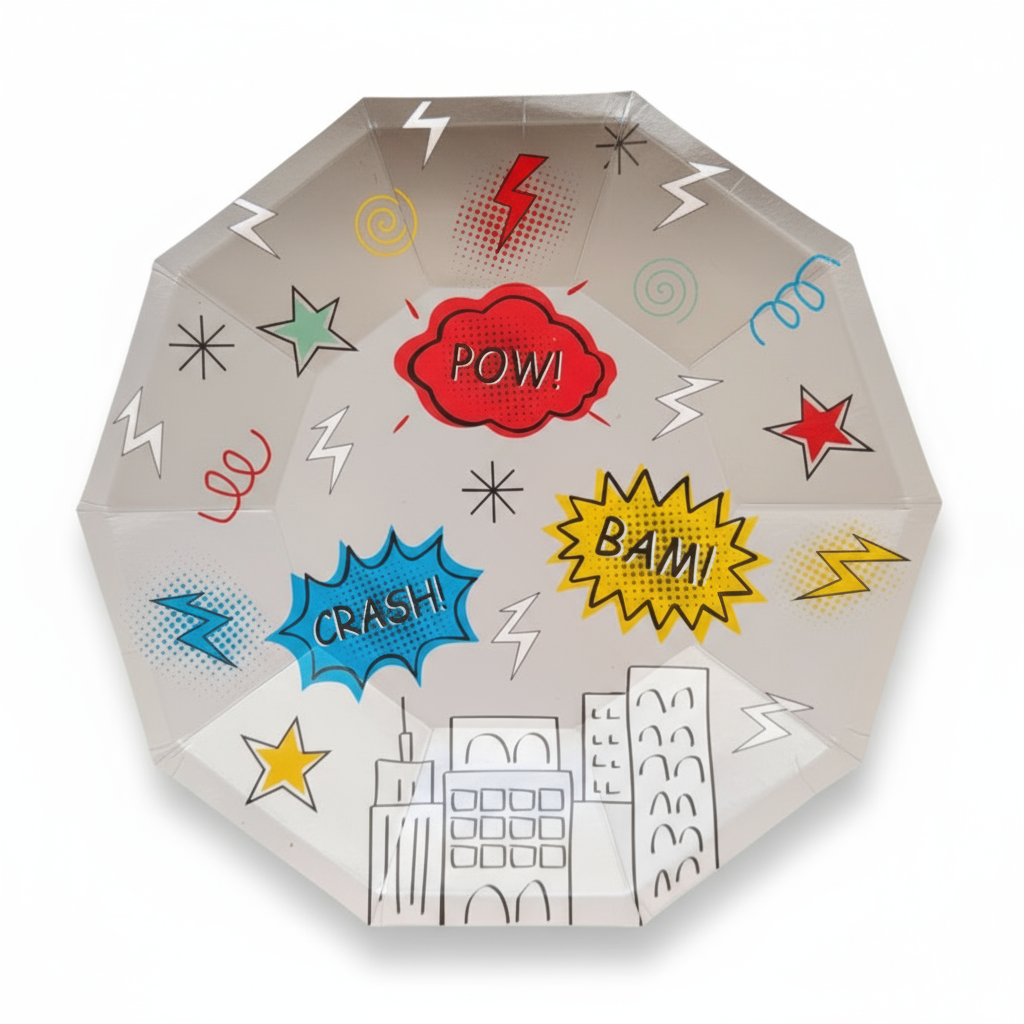 Superhero Birthday Party Supplies Kit – Boys Party | Plates, Cups, Napkins | Party in a Box