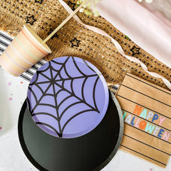 Large Striped Halloween Paper Napkins (16pcs)