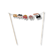 Train Cake Banner