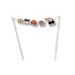 Train Cake Banner