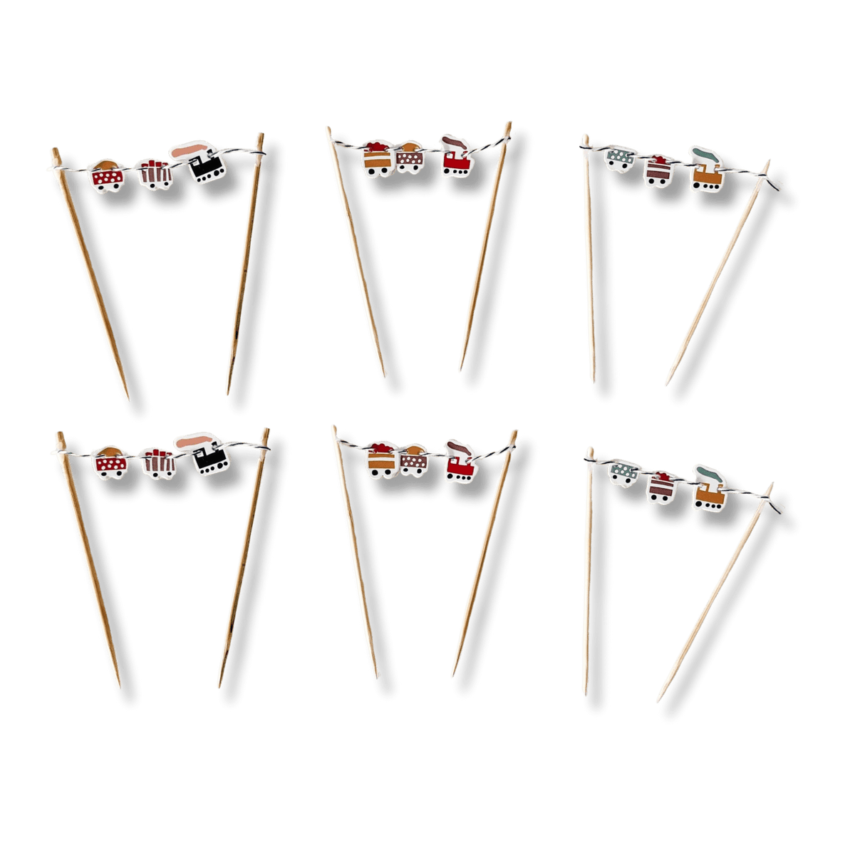 Train Cupcake Toppers (6pcs)