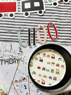 Train Dessert Plates (12pcs)