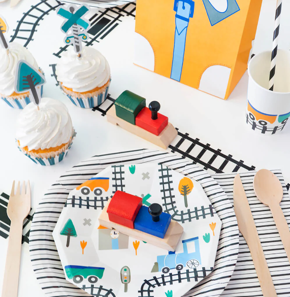 Steam Train Party Bags (Set of 8)
