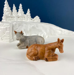 Porcelain Nativity Set. Christmas Fantasy Ltd Nativity Set. 9" Figurines. Seasonal Christmas Display. Beautifully Detailed.