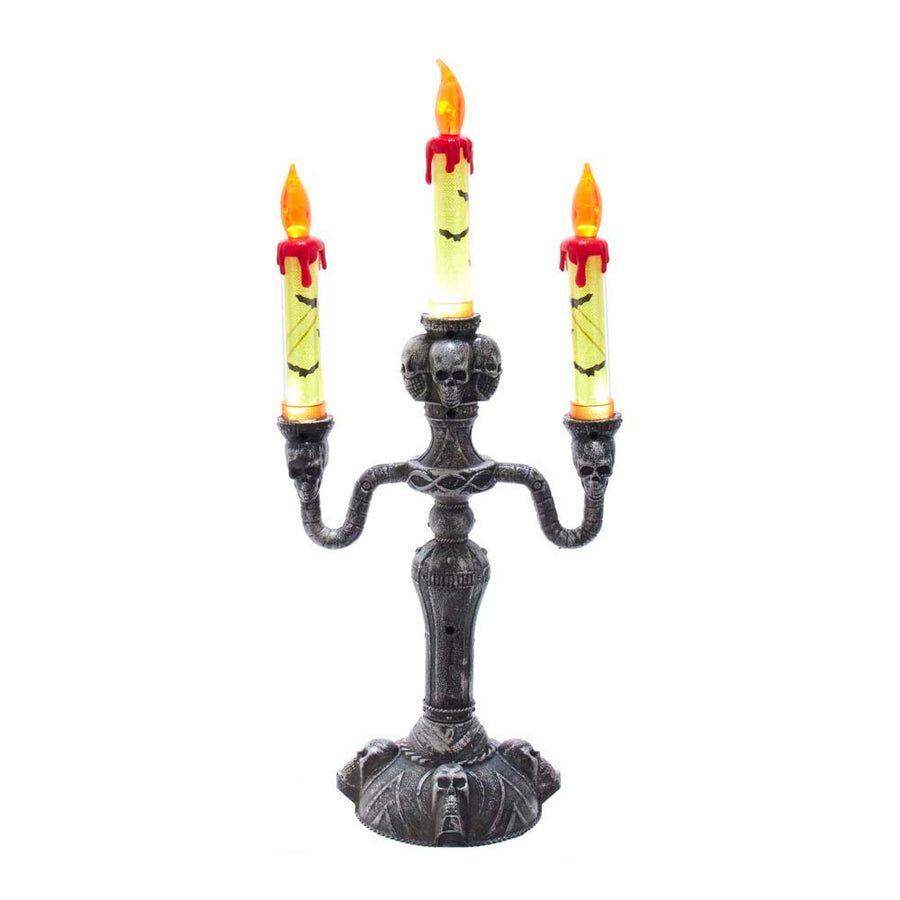 Battery-Operated Halloween LED Candelabra - 15 Inch