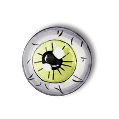 Watercolor Eyeball Halloween Dessert Plate (12pcs)