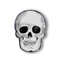 Watercolor Skeleton Halloween Dessert Plate (12pcs)