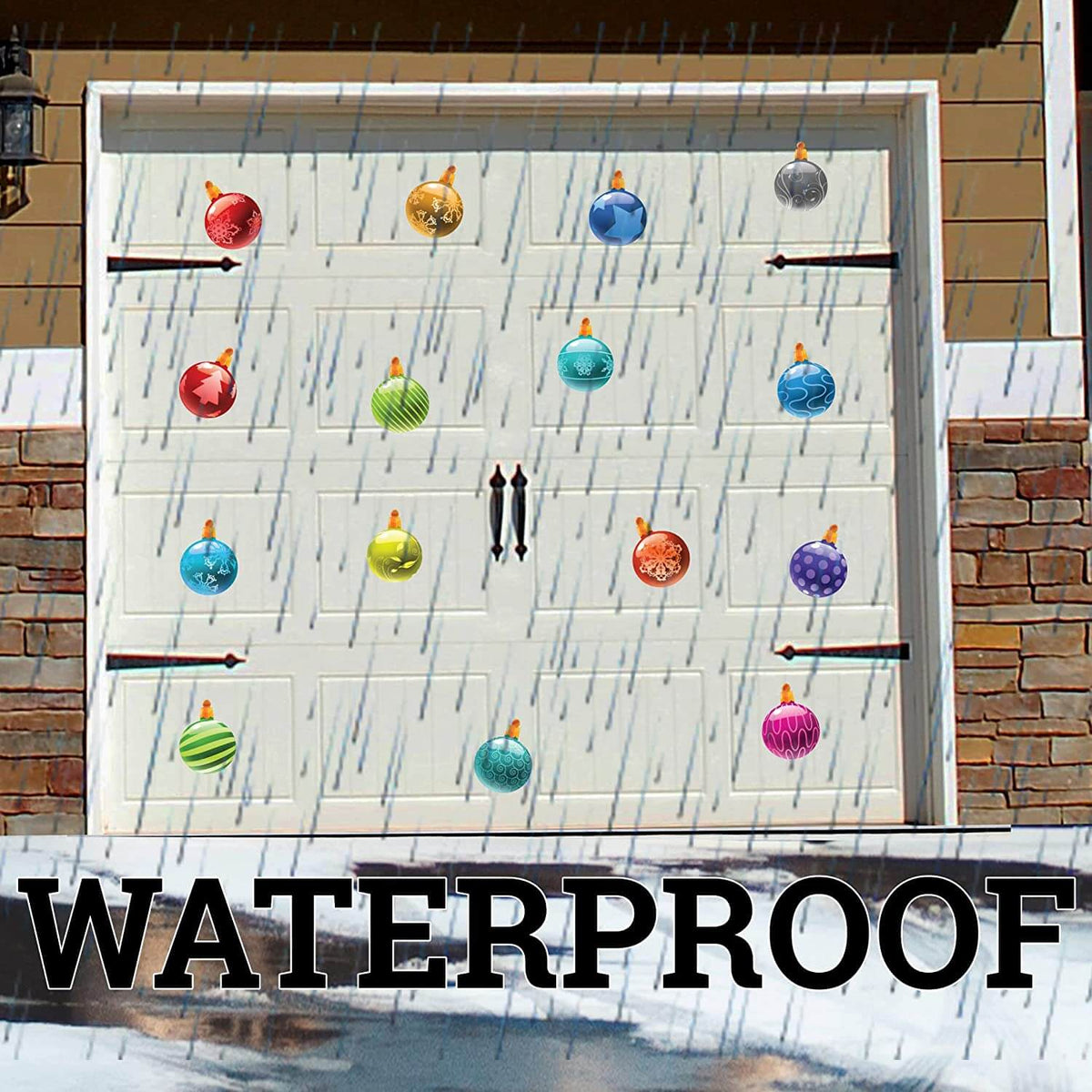 Christmas Ornaments 15 pc Garage Door Magnets