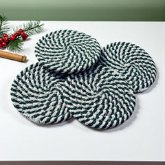 Candy Cane Coaster 4pk