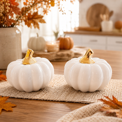 White Luxe Pumpkin