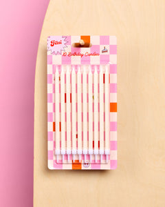 Glitter Bday Candle Bundle - 60 candles